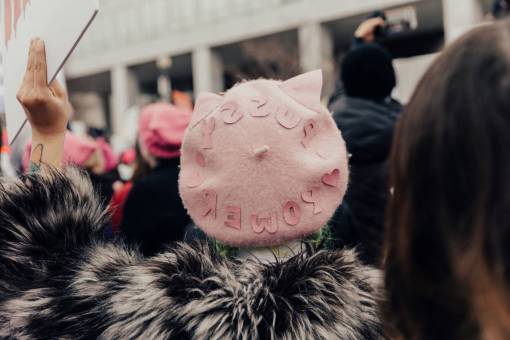 empowerment people  woman  empowerment  equality  pink  rally  poster