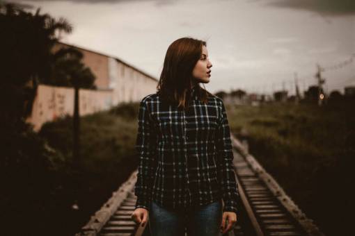 track-and-field people  woman  girl  female  alone  outdoor  nature