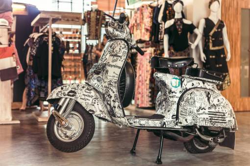 vintage  scooter  process  vespa  motorcycle  old  retro