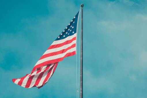 ray bandera americana cielo azul Estados Unidos Estados Unidos barras y estrellas