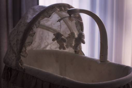 stuffed baby  crib  cradle  toys  stuffed animals
