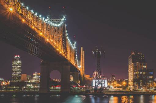 tarde puente arquitectura luces noche tarde ciudad oscura