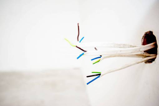 repair-shop cables  wires  electricity  building  wall  construction  repair