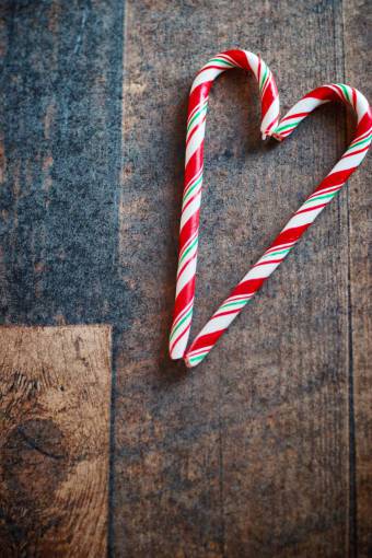 ray bastones de caramelo navidad par de corazones bastón de caramelo vacaciones