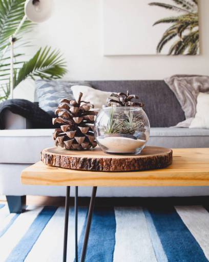 coniferous house  interior  couch  sofa  living  room  wooden