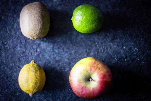 apple kiwi manzana limón cítricos jugosa fruta comida