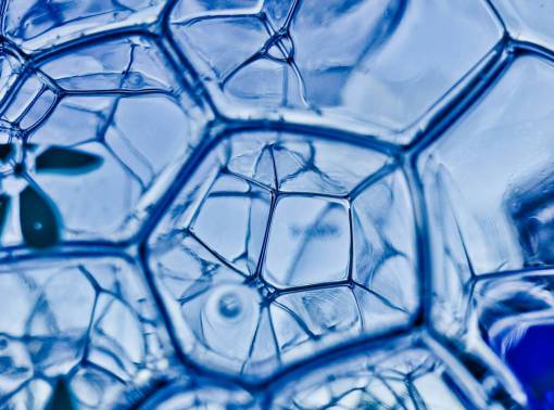 background Macro detail of a  bubble structure 