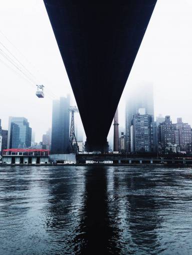 procesador nyc nueva york arquitectura puente coche ciudad niebla