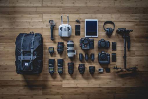 backpacking photography  gear  equipment  camera  lens  flash  backpack