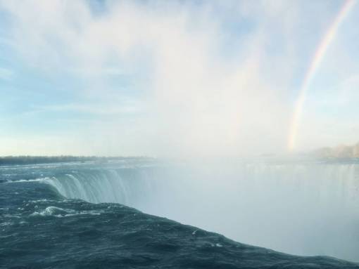 arcoiris arcoíris cascada río corriente cielo niebla salpicadura