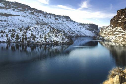 medio ambiente nieve agua montañas barranco naturaleza aire libre invierno