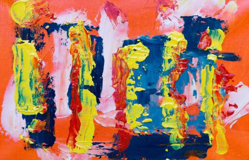 acrylic-painting splatter  abstract  painting  art  artist  canvas  brush