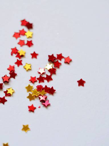 Estrellas escritorio cerrar brillante artesanía objetos decoraciones