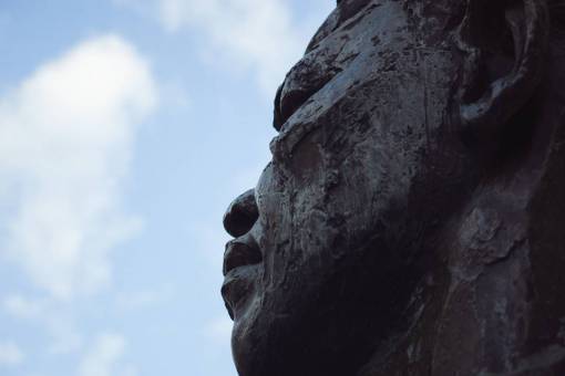 statue  art  design  architecture  clouds  sky  black
