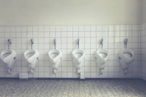 tile urinals  bathroom  restroom  washroom  tiles  ceramic  white
