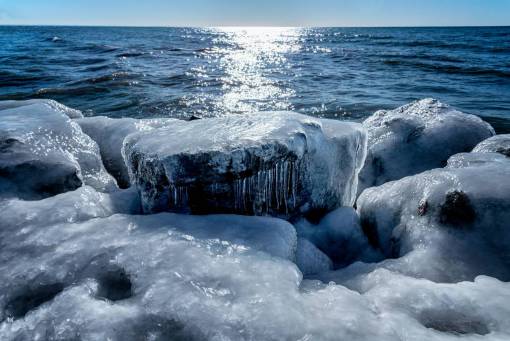 medio ambiente invierno costa hielo horizonte océano mar frío