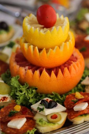 10 aperitivo cáscara de naranja tallados cítricos