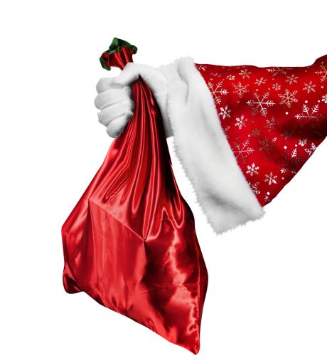  christmas celebration overlay png gift textile santa hand