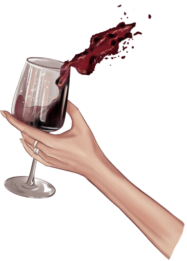 alcohol-drink  drink png Hand with wine illustration alcohol overlay wine