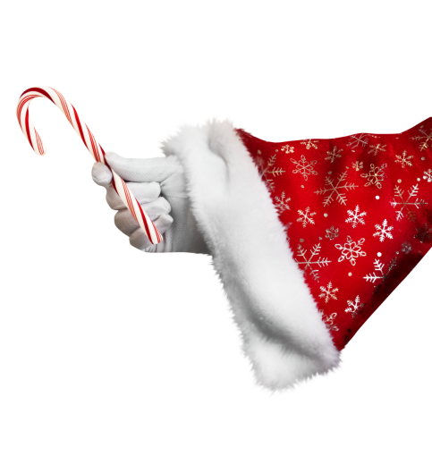  santa hand celebration christmas png overlay winter season