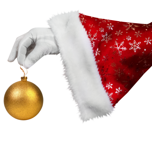  santa hand decoration celebration winter png christmas overlay