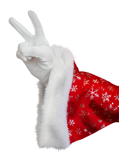 humor  santa hand winter christmas celebration overlay png season