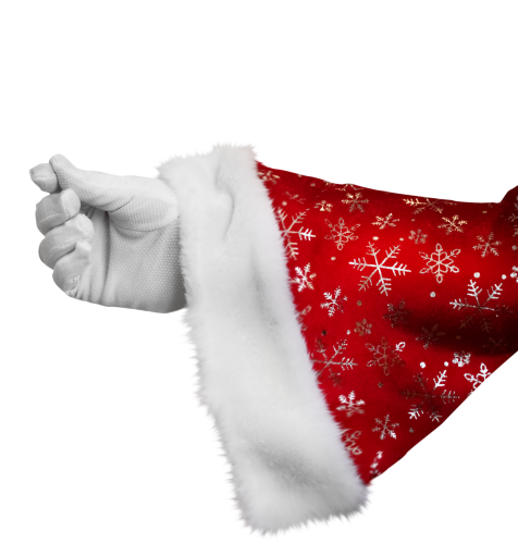 humor  season christmas overlay winter santa hand celebration png