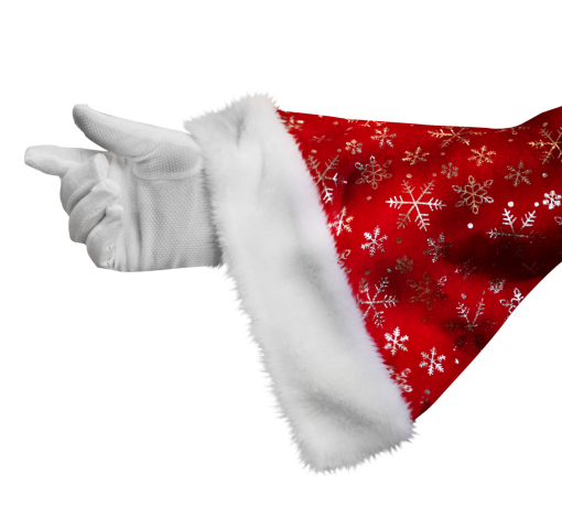  winter season christmas celebration png overlay santa hand