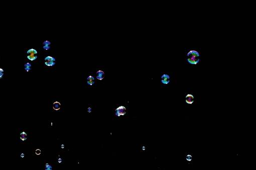fondo Burbujas sobre fondo negro