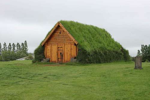 barn grass cottage lawn landscape rural structure architecture 