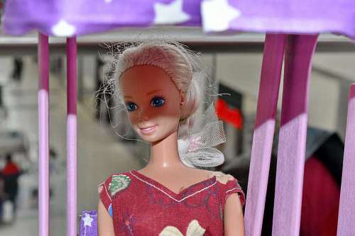 boutique boutique attractive blond doll childhood decorative decoration
