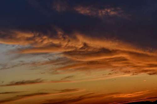 clouds cloudy storm sky evening landscape glow sunset sun dusk dawn kb