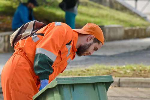garbage garbage cleaning uniform cleaner employee professional job urban area trash 1200 kb recycling 