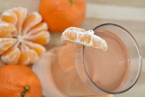 juice mandarin beverage drinking fruit fresh water slices organic healthy 
