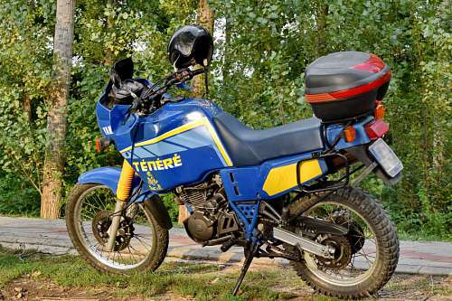 motorcycle motocross japanese moped forest motorbike wheel rider seat vehicle