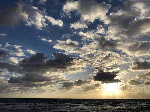 océano atardecer cielo panorama nubes nublado atmósfera sol agua naturaleza kb