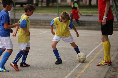 trainer soccer ball competition adolescence childhood trainer program training children team teamwork football tournament player stadium 