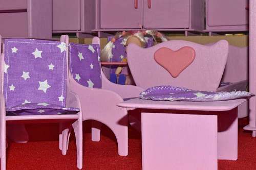 toys desk seat doll handmade indoors chair interior furniture  kb