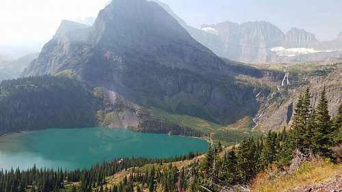 water mountain land mountains peak wilderness lake national park glacier range kb