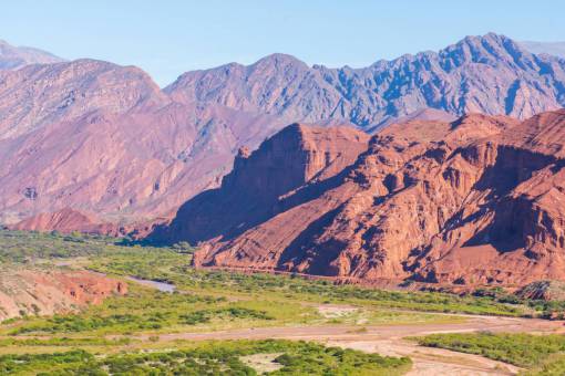 landscape Breathtaking Landscapes of Quebrada de las Conchas valley, Salta, Argentina