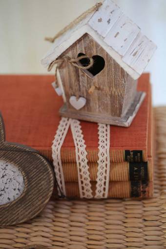 decoración corazones hechos a mano en miniatura romántico kb