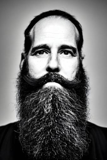 hipster adulto hipster una persona bigote hombres retrato barba