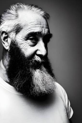 mature-adult caucasian ethnicity portrait beard adult men hipster one person