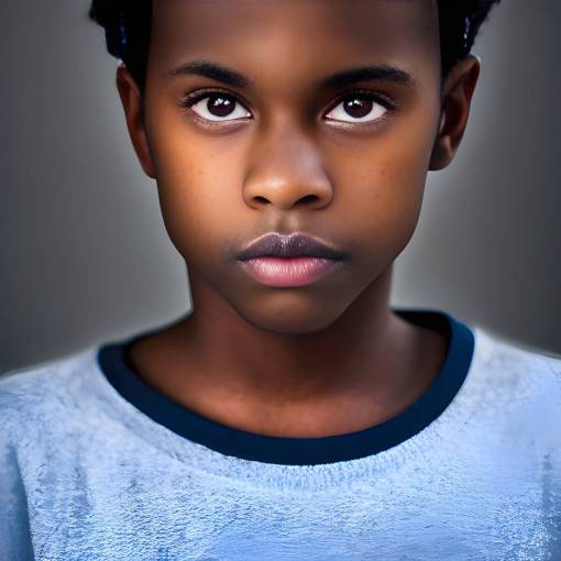 one person portrait looking at camera young adult african ethnicity looking closeup