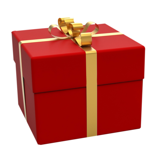 wrapped  box celebration png overlay birthday gift gift