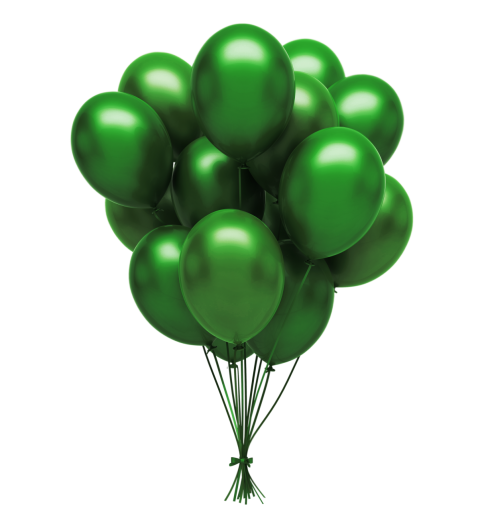 social-issues  celebration png green color balloon overlay birthday helium balloons