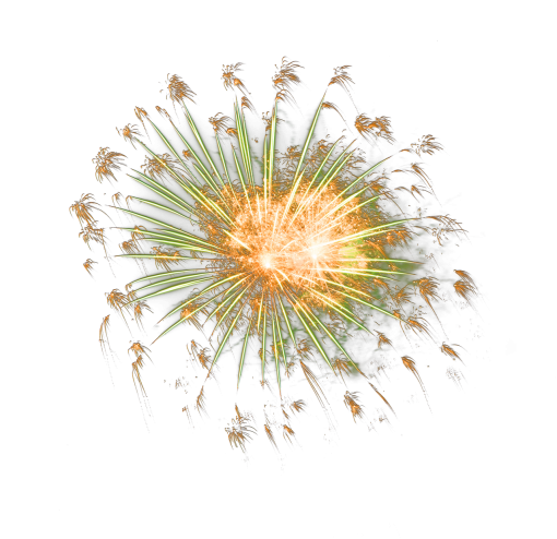 explosión de fuegos artificiales fuego llama png celebración superposición