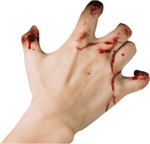 physical-structure  halloween dead overlay human hand png blood hand