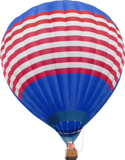 Globo aerostático png transporte volador superposición azul globo aerostático
