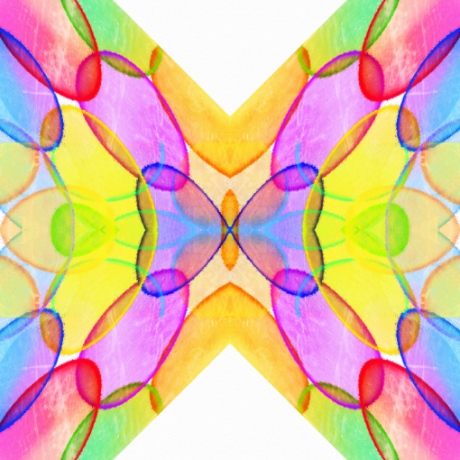 filtered  Kaleidoscope background Overlay PNG